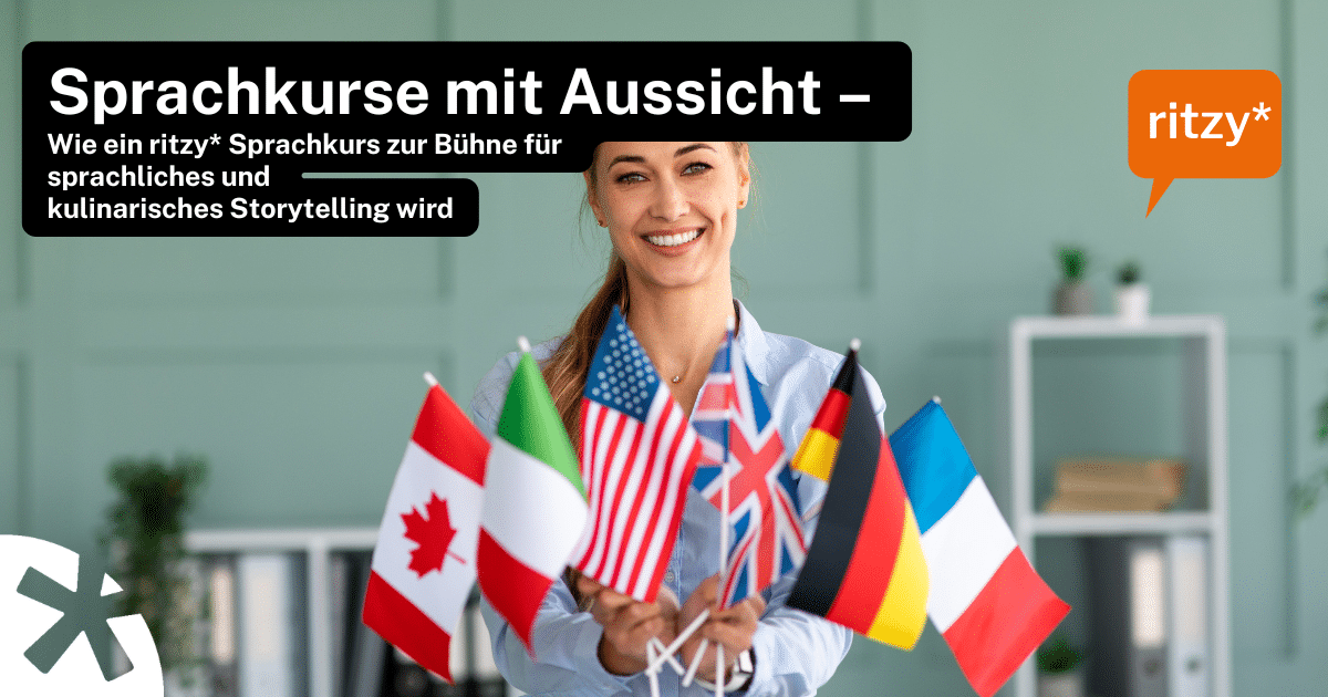 Ein ritzy* Seminarleiter spricht vor einer kleinen Gruppe von Gastronomie-Fachleuten in einem modernen Schulungsraum.