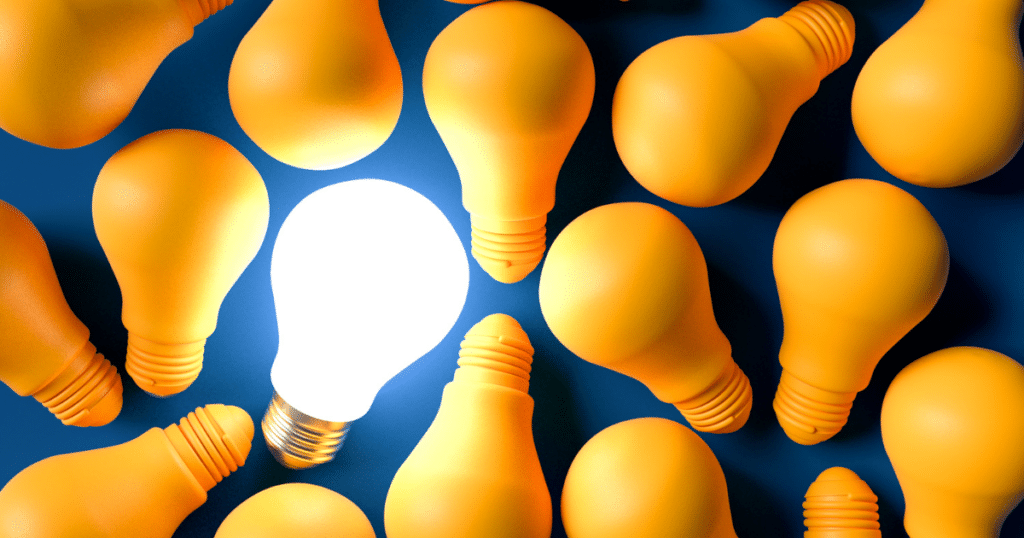 Image représentant des idées mise en relation pour l'application de l'IA générative en marketing